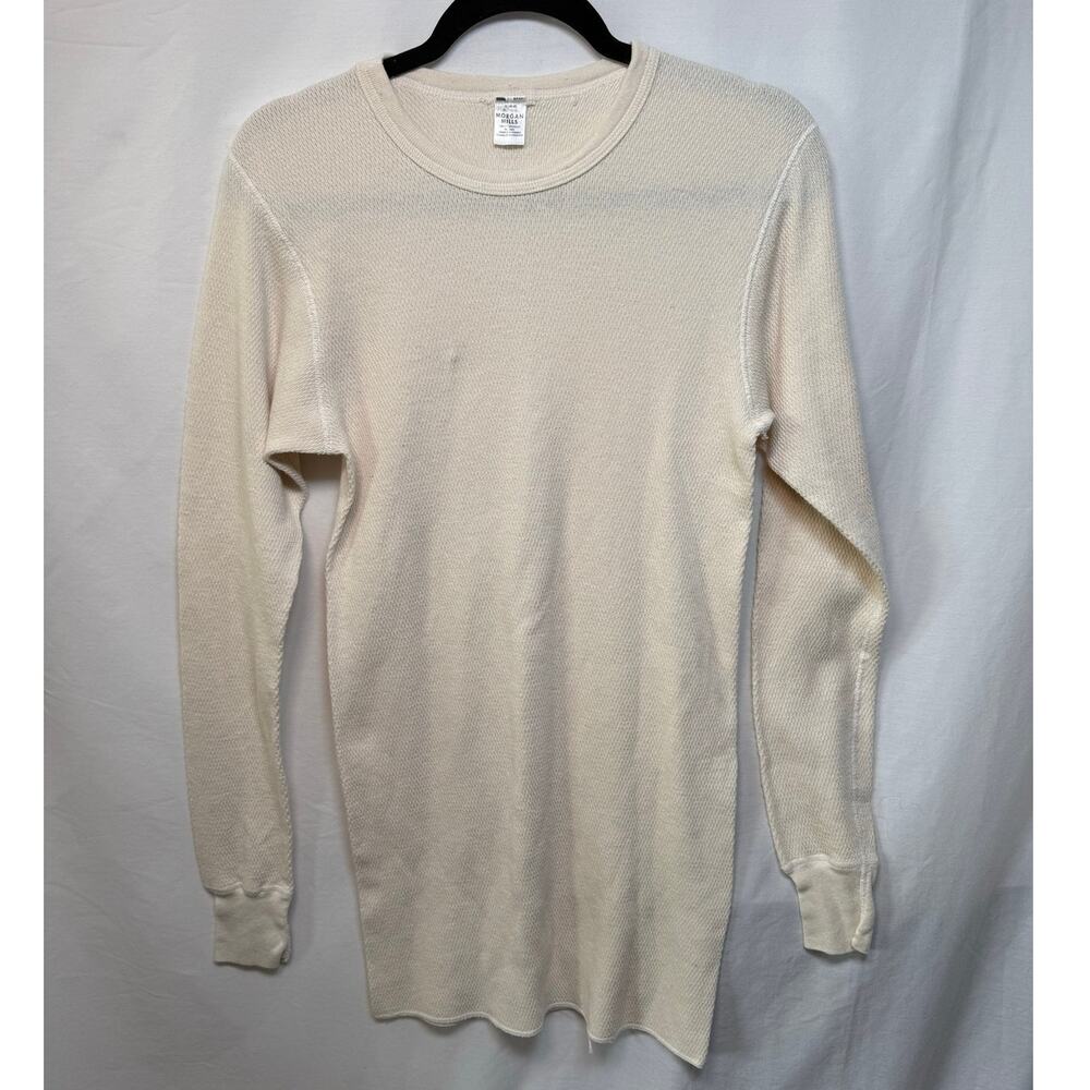 Vintage Morgan Mills Thermal Long John Long Sleeve Undershirt, Size XL
